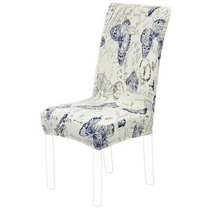 Dining Chair Cover Cover Seat Protector for Dining Room Butterfly Pattern